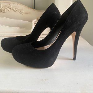 Miu Miu Black Suede Pumps